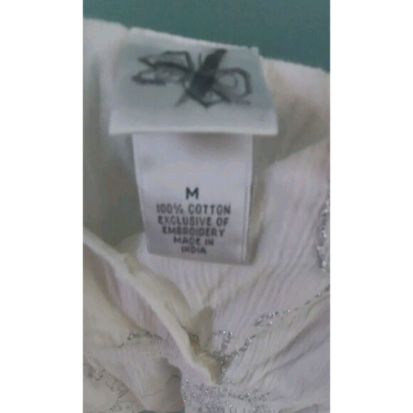 Metallic Embroidered  Tank  M Fairy WHIMSY - Picture 3 of 7